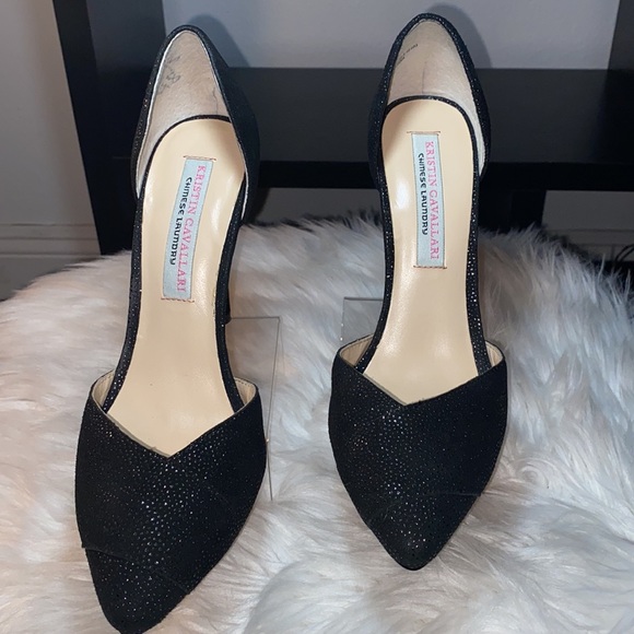 ▪️▪️CHINESE LAUNDRY BLACK BEADED POINTY TOE HEEL▪️▪️ - Picture 2 of 5